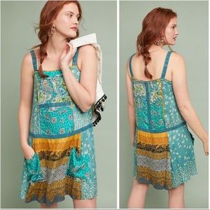 💜offers💜 NWT Anthropologie Scarf Printed Tunic Dress XS